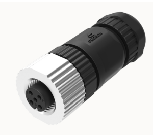 CONECTOR M12, HEMBRA RECTO, DE 4 POLOS, CODIFICACION-A, 4A/250V, DIAM
