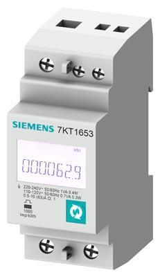 SENTRON PAC 1600, RIEL DIN, MODBUS RTU, MONOFASICO, DIRECTO HASTA 63A
